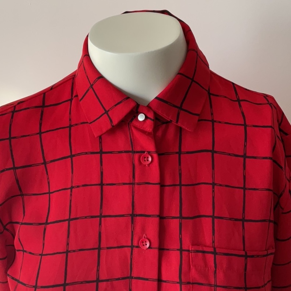 Dex Checkered Blouse - Picture 4 of 9